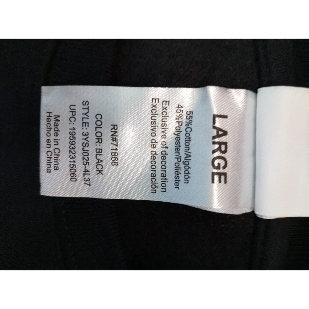 Yellowstone Dutton Ranch Black Crewneck Sweatshirt Men's Large TV Show Pullover